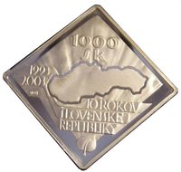1000 Korún reverse