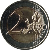 2 Euro reverse