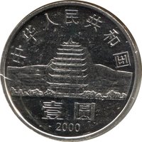 1 Yuan obverse
