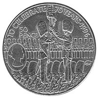 50 Pence reverse