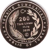 200 Lira obverse