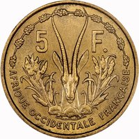 5 Francs reverse