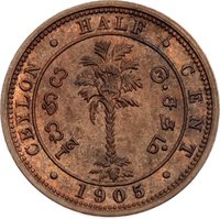 ½ Cent reverse