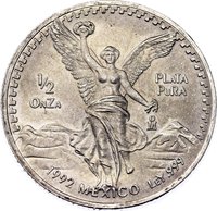 ½ Onza "Libertad" reverse