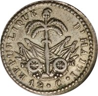 12 Centimes obverse