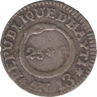 25 Centimes obverse