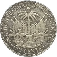 50 Centimes reverse
