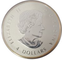 4 Dollars obverse