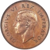 ¼ Penny obverse