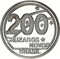 200 Cruzados Novos obverse