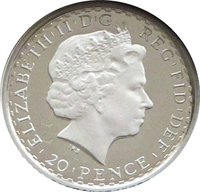 20 Pence obverse