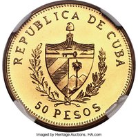 50 Pesos obverse
