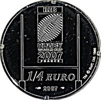 ¼ Euro reverse