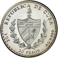 30 Pesos obverse