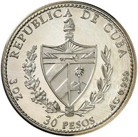 30 Pesos obverse