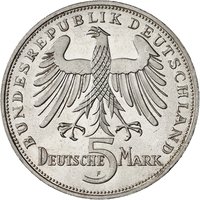 5 Deutsche Mark obverse