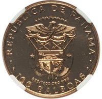100 Balboas obverse