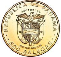 500 Balboas obverse