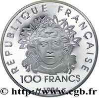 100 Francs obverse