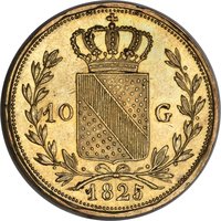 10 Gulden reverse