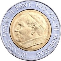 500 Lire obverse