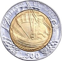 500 Lire reverse