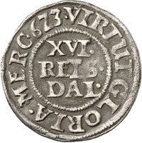 1⁄16 Thaler reverse
