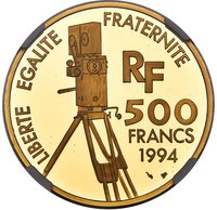 500 Francs obverse