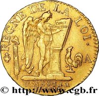 1 Gold Louis reverse