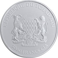 5000 Francs CFA obverse