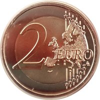 2 Euro reverse