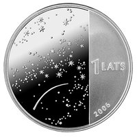 1 Lats obverse