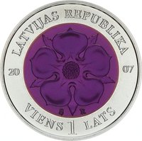 1 Lats obverse