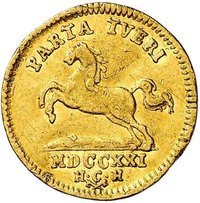 ½ Ducat reverse