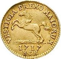 ¼ Ducat reverse