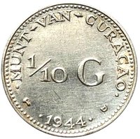 ⅒ Gulden reverse