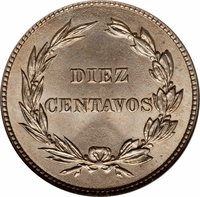 10 Centavos reverse