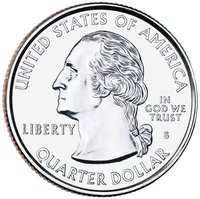 ¼ Dollar obverse