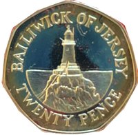 20 Pence reverse