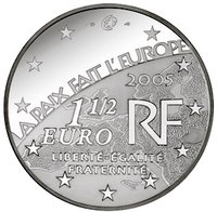 1½ Euro obverse