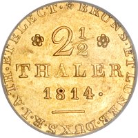 2½ Thalers reverse