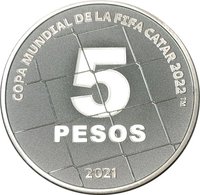 5 Pesos reverse