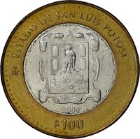 100 Pesos reverse