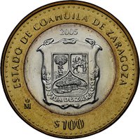 100 pesos reverse