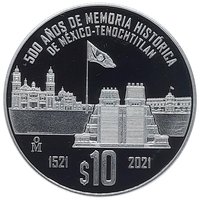 10 Pesos reverse