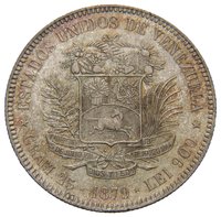 5 Bolivars obverse