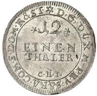 1⁄12 Thaler reverse