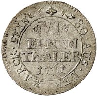 ⅙ Thaler reverse