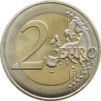 2 Euro reverse