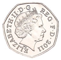 50 Pence obverse